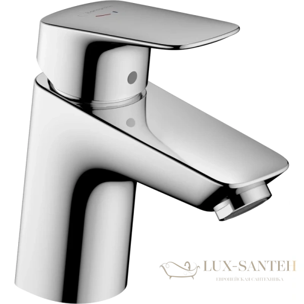 смеситель для раковины hansgrohe logis 71076000, хром