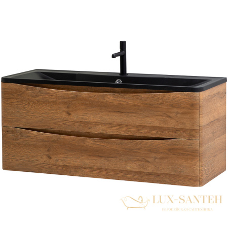 тумба под раковину belbagno acqua acqua-1200-2c-so-rr 120 см подвесная, rovere rustico