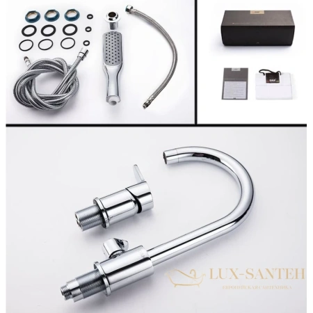 смеситель d&k rhein.marx da1394901 на борт ванны, хром