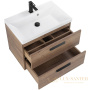 тумба под раковину belbagno aurora aurora-700-2c-so-rt 70 см подвесная, rovere tabacco