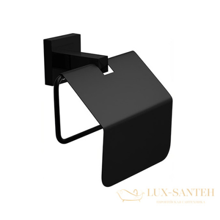 бумагодержатель закрытый stil haus urania u11c(23), черный матовый