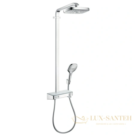 душевая система hansgrohe raindance select e 300 2jet showerpipe 27126000 хром