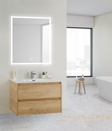 зеркало belbagno spc-grt-700-800-led-tch-warm 70 см с подсветкой, с подогревом, с сенсорным выключателем 