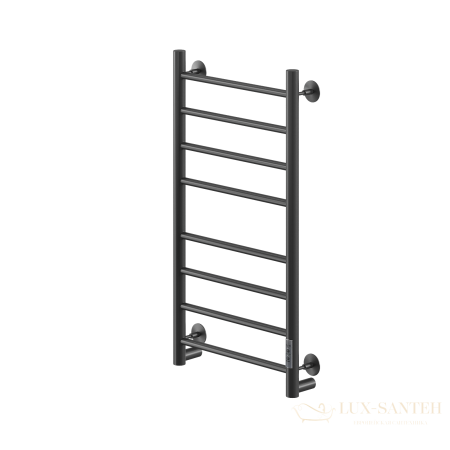 полотенцесушитель электрический кабельный ника way-2 80/40 ral9005 черный матовый u