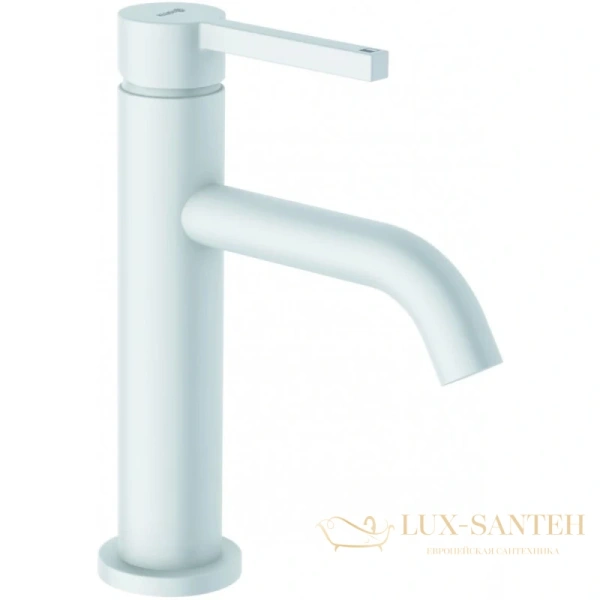 смеситель для раковины kludi nova fonte pura 202885315, белый матовый