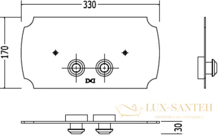 клавиша смыва tiffani word tw 300.1cr, для бачков geberit up320, (установка со смещением вправо на 14 мм) 33x2,5xh17, хром