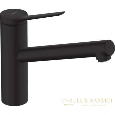 смеситель для кухни hansgrohe zesis m33 150 74802670 матовый черный