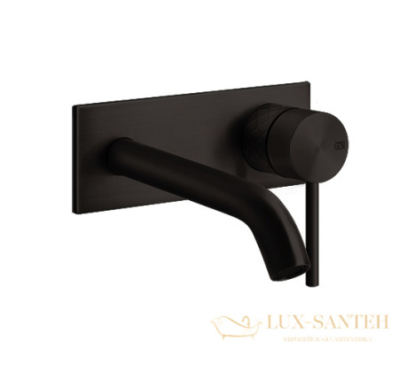 встраиваемый смеситель gessi 316 intreccio 54188.299 для раковины, внешняя часть, black xl