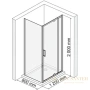 душевой уголок wasserkraft berkel 48p06 116-126х80 см 