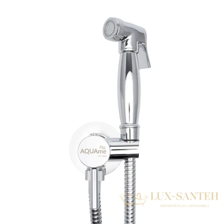 гигиенический набор со встроенным смесителем aquame retro aqm6010cr, хром