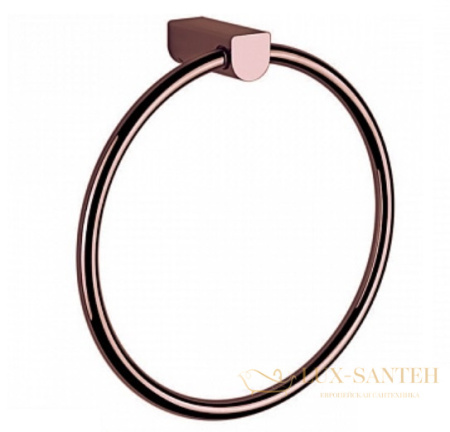 полотенцедержатель-кольцо gessi rilievo 59509.030 22 см, copper pvd
