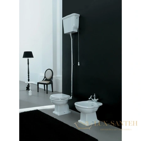 механизм слива artceram hermitage hea006 71 с высокой трубой, хром