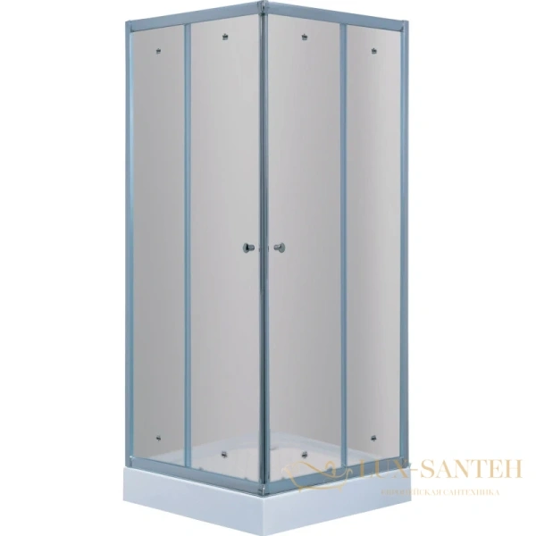душевой уголок timo tl tl-9002 f с поддоном 90x90 см, стекло матовое