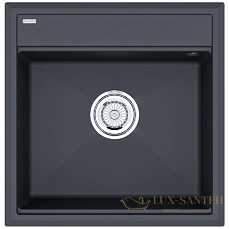 кухонная мойка paulmark stepia pm115051-an, антрацит