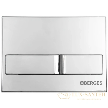 кнопка berges line 040013 для инсталляции novum l3, глянцевый хром