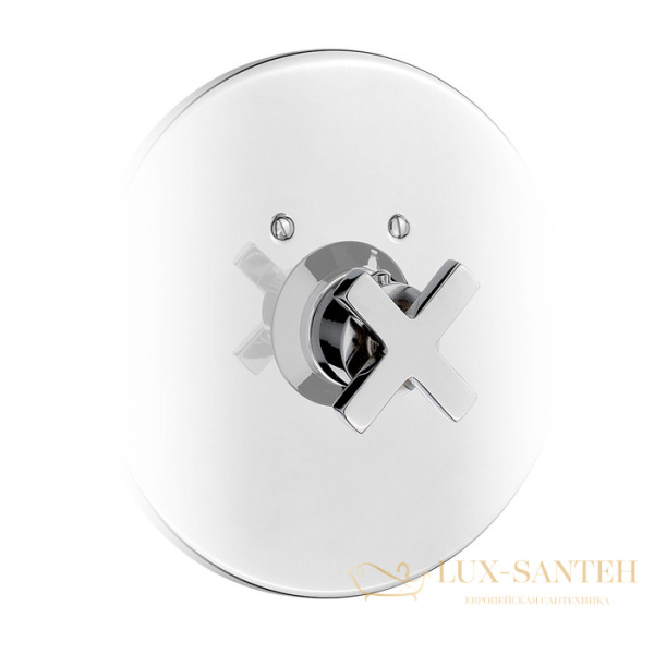 nicolazzi termostatico, 4914cr27, внешняя часть встраиваемого смесителя, 3 х 4” без запорного вентиля, цвет хром