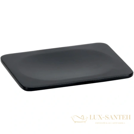 мыльница bemeta organic 167108330 настенная, черный матовый