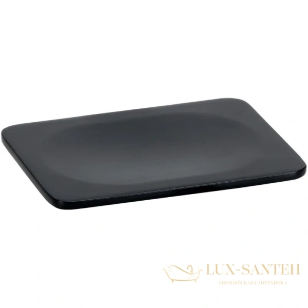 мыльница bemeta organic 167108330 настенная, черный матовый