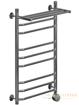 полотенцесушитель электрический ника trapezium лт (г2) вп 80/40 правый тэн, цвет хром