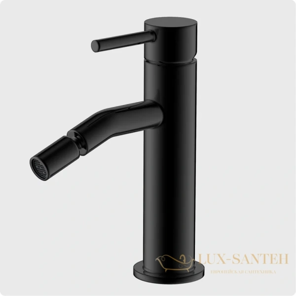 смеситель для биде aquame siena aqm6216mb, черный матовый