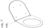 крышка-сиденье для унитаза jacob delafon brive e4357g-00 петли хром