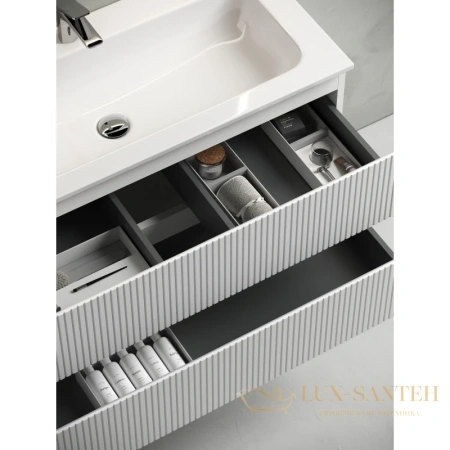 тумба sancos snob t snt120w 119,5 см, белый матовый