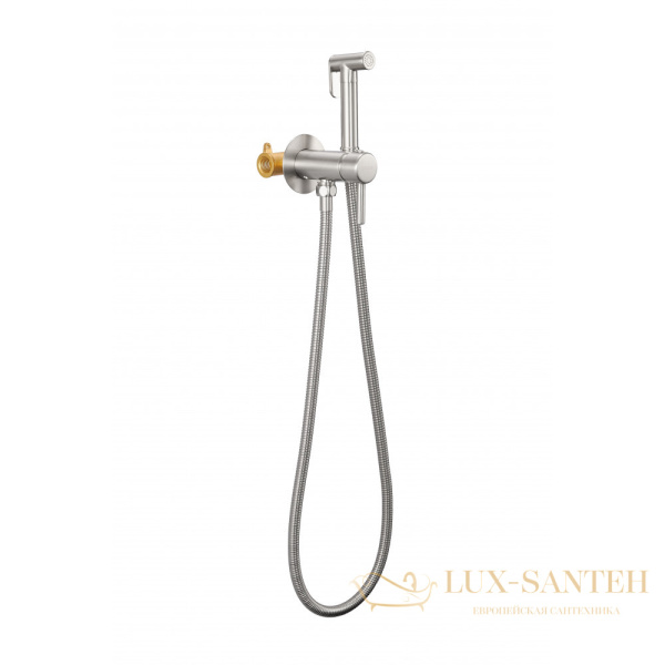 гигиенический душ со встроенным смесителем milacio ultra mcu.850.ss, нержавеющая сталь