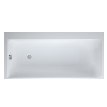 ванна прямоугольная cersanit smart 170x80 левая, 63350, цвет белый