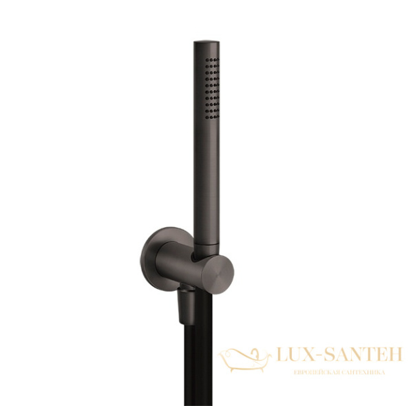 душевой гарнитур gessi 316 shower 54023.707, black metal brushed pvd
