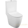 унитаз-компакт безободковый vitra sento 9830b003-7204 с сиденьем микролифт open-back, белый