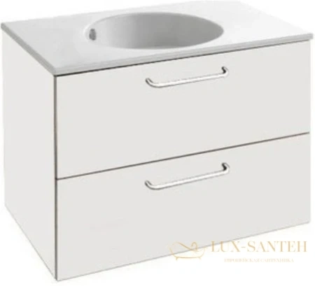 тумба под раковину jacob delafon odeon rive gauche 80 eb2522-r9-n18 белый