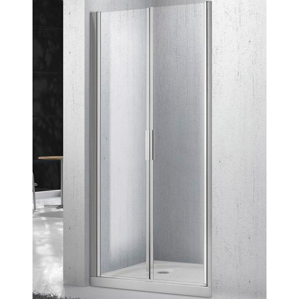 душевая дверь belbagno sela sela-b-2-100-c-cr 100 см профиль хром, стекло прозрачное 