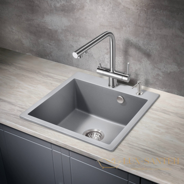 смеситель для кухни под фильтр milacio ultra mcu.559.ss, нержавеющая сталь