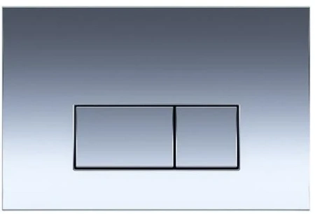 кнопка смыва aquatek slim kdi-0000001 хром глянцевая, прямоугольная