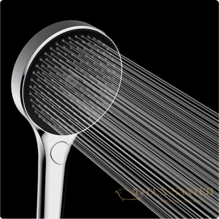 ручной душ aquame aqm8504mb, 3 режима, 120 мм, черный матовый