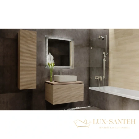 тумба jorno karat kar.01.80/p/bul 80 см, бук светлый 