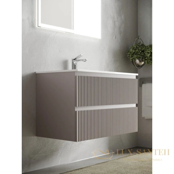 тумба sancos snob r snr100sm 99,5 см, серый матовый