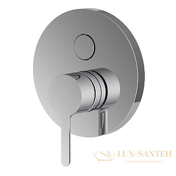 смеситель для душа встраиваемый fima carlo frattini snap f3119e2cr, на 2 выхода, хром