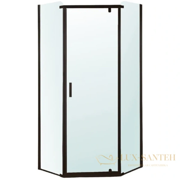 душевой уголок berges solo t black 061106 90х90 см