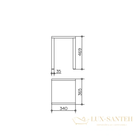 табурет для ванной keuco plan 14982010037
