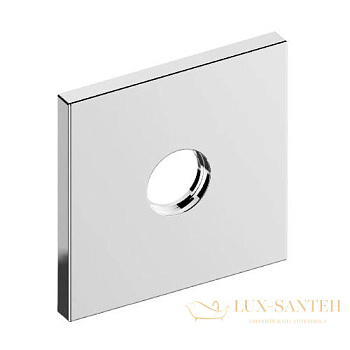 настенная розетка keuco ixmo, 59545010092, 105х105 мм, квадратная, хром