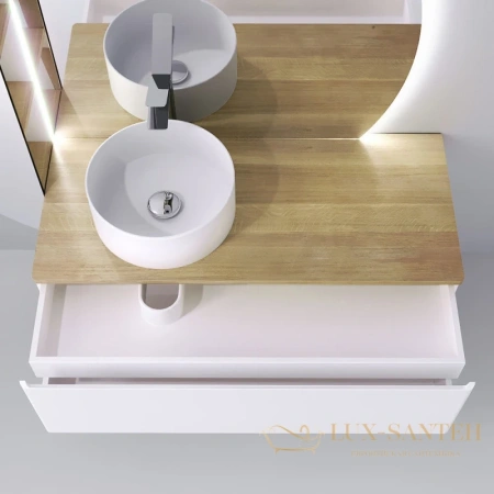 тумба jorno solis sol.01.120/p/w 120,2 см, белый матовый 