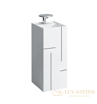 раковина laufen kartell by 8.1133.1.d01.111.1 напольная 38 см, белый глянцевый