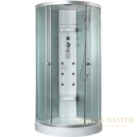 душевая кабина timo lux tl-1502 92x92x230 см, стекло прозрачное