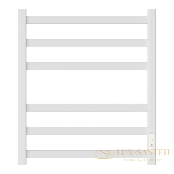 полотенцесушитель 500x600 электрический point меркурий pn83856w п6, диммер справа, белый