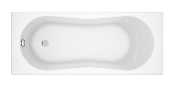 ванна прямоугольная cersanit nike 170x70, 63347, цвет белый