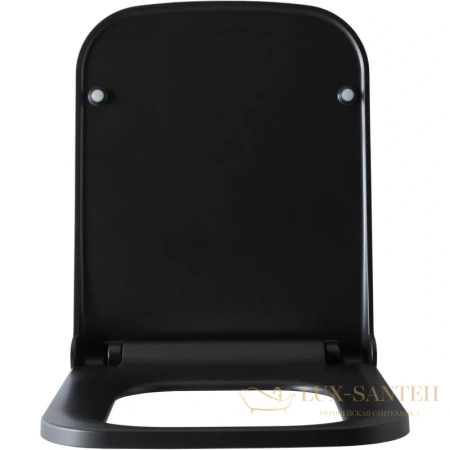 сиденье для унитаза allen brau infinity 4.21014.31 с микролифтом, черный матовый