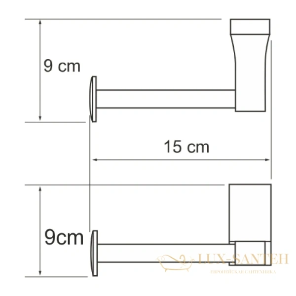 бумагодержатель wasserkraft lopau k-6096, хром
