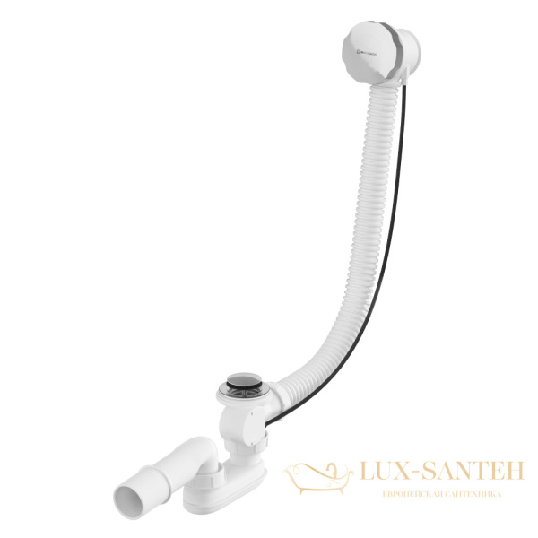 слив-перелив 60 см, whitecross spwc60nib, никель брашированный