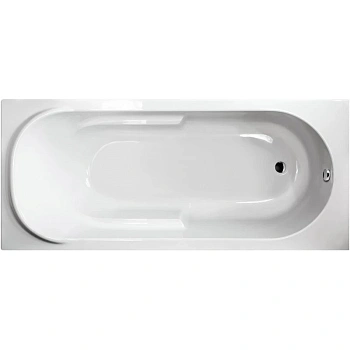акриловая ванна berges lumbo 050004 150х75 см, белый